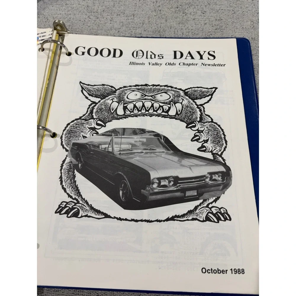 Journey Of‎ Olds Oldsmobile Club Of America Newsletters 1987/1988